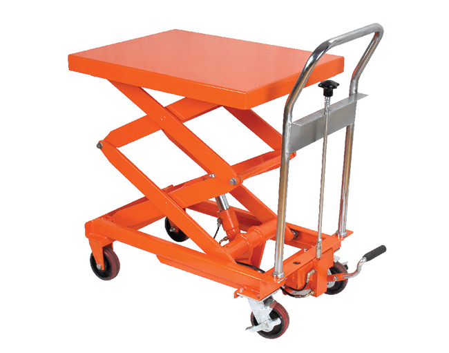 小臺(tái)面雙剪式分體式油缸結(jié)構(gòu)平臺(tái)車(chē)