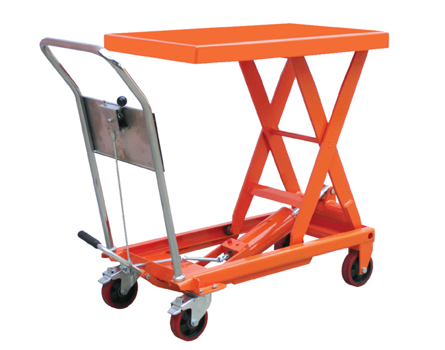 杠桿式卸荷結(jié)構(gòu)平臺(tái)車(chē)